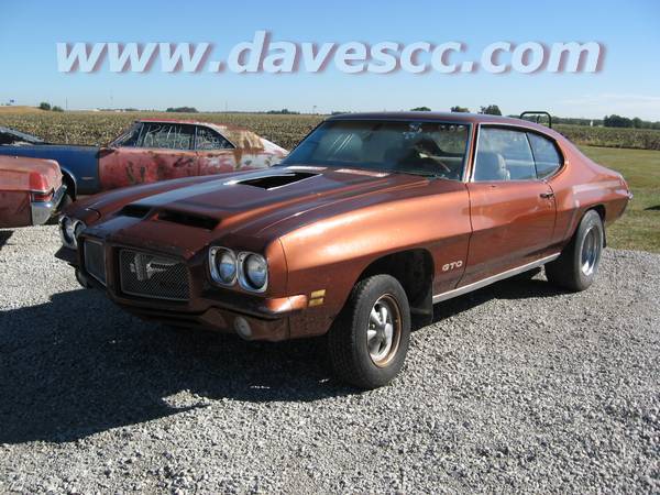 1971 pontiac gto project car for sale