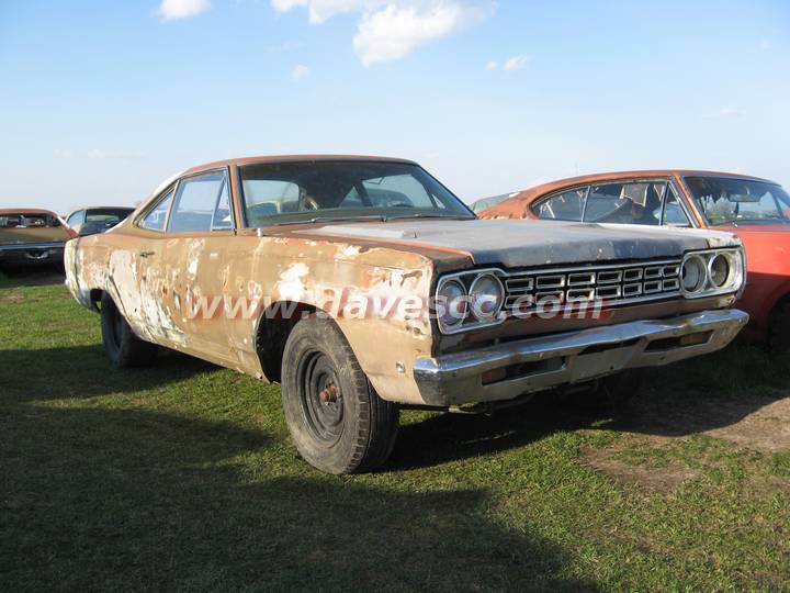 1968 Ember Gold Plymouth Road Runner